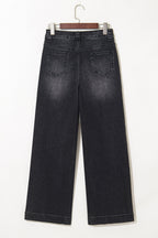 Victoria Wide Leg Pocketed High Waist Jeans