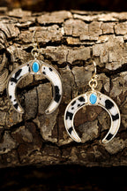 Alayah Crescent Shaped Dangle Earrings