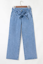 Ava Sash Wide Leg Jeans