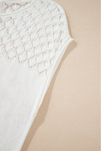 Miracle Back Short Sleeve Sweater
