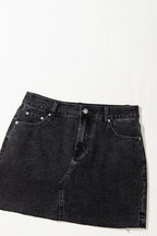 Emilia Raw Hem Mini Skirt