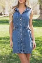 Ainara Down Sleeveless Short Dress