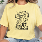 Wholesale Vintage My Cooking Graphic Tee - Heather French Vanilla
