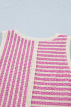 Nala Contrast Trim Casual Tank Set