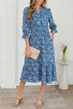 Athena Bracelet Sleeve Long Dress