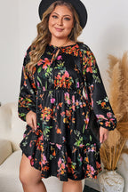 Pearl Long Sleeve Mini PLUS Dress