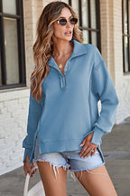 Luminy Baggy Sweatshirt with Slits