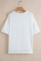 Stars & stripes sequin Loose Tee