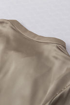 Madison Half Jacquard Satin Blouse