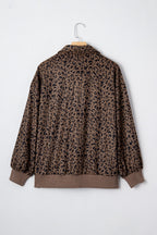 Alaya Quarter Zip Corduroy Sweatshirt