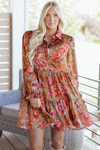 Maddie Ruffle Mini Dress Long Sleeve Top