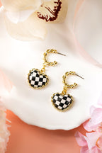 Madelynn Twisted Hoop Stud Earrings