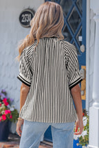 Riley Short Puff Sleeve Blouse