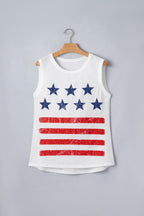 Ayla Printed Casual Tank Top