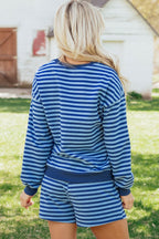 Chloe Casual Short Set Long Sleeve Top Set