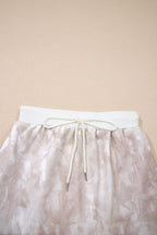 Romina Drawstring Mini Skort Set