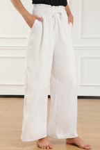 Kendra Smocked High Waist Wide Leg Pants
