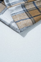 Sofia Plaid Patchwork Oversized Jacket
