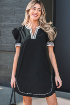 Ruth Sleeve Shift Mini Dress