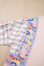 Margaret Ricrac Trim Floral Blouse