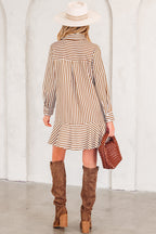 Yamileth Shirt Mini Dress Long Sleeve Top