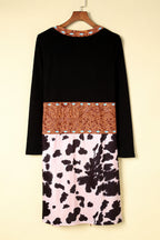 Madison Patchwork Open Front Cardigan