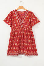 Natasha Waist Flowy Mini PLUS Dress