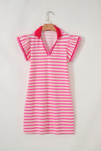 Jennifer Flutter Sleeve Short Dress
