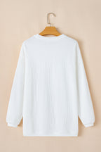 Aria Christmas Fashion Corded Sweatshirt