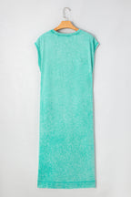 Eloise Mineral Wash Pocketed T-shirt Long Dress