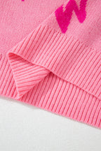Jaderae Drop Shoulder Loose Sweater