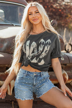 Vintage Yall Cowboy Boots Graphic Tee