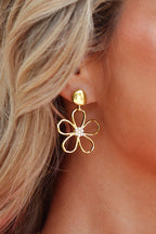 Kendall Pearl Decor Stud Earrings