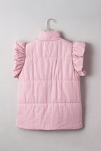 Ava Sleeve Snap Puffer Vest