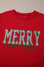Paulina Bow Decor Christmas Sweatshirt