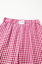 Laura Plaid Casual Loose Trousers