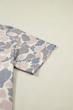 Mya Camo Loose Tee Set