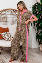Lylah Contrast Trim Lounge Set