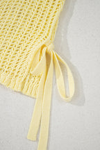 Celine Tied Short Sleeve Sweater
