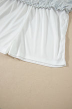 Amari Waist Drawstring Mini Skort