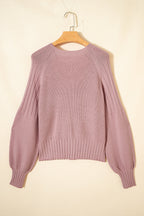 Khloe Mixed Texture Knit Sweater