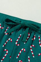 Emma Candy Cane Printed Top