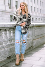 Ava Print Chest Tunic Shacket
