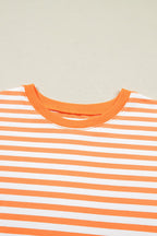 Dulce Seam Patchwork Pullover Top
