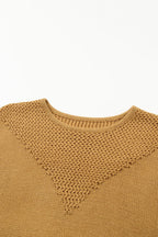 Avery tone Chevron Pullover Sweater