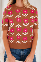 Karla Short Puff Sleeve Sweater