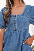 Karina Puff Sleeve Mini Dress