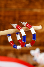 Leyla C Shape Stud Earrings
