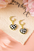 Madelynn Twisted Hoop Stud Earrings