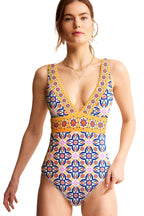 Briar Print One Piece Swimsuit